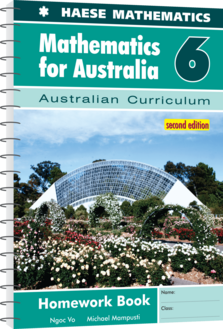 Mathematics for Australia 6 (2nd Edition) Homework Book