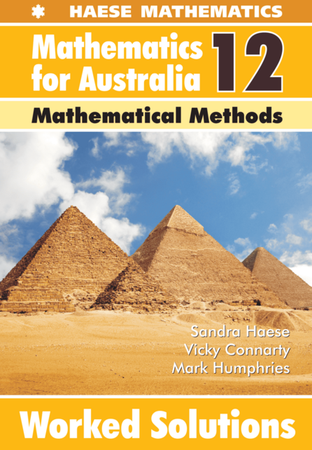 Mathematics for Australia 12 Mathematical Methods Worked Solutions ...